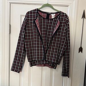 Altos Punto Chic sleeveless Crew with matching sweater.